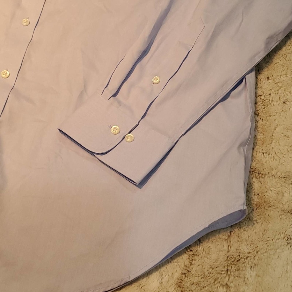 Lauren Ralph Lauren Classic Fit Light Blue Dress Shirt Size 16 32/33 NWT - Picture 3 of 7